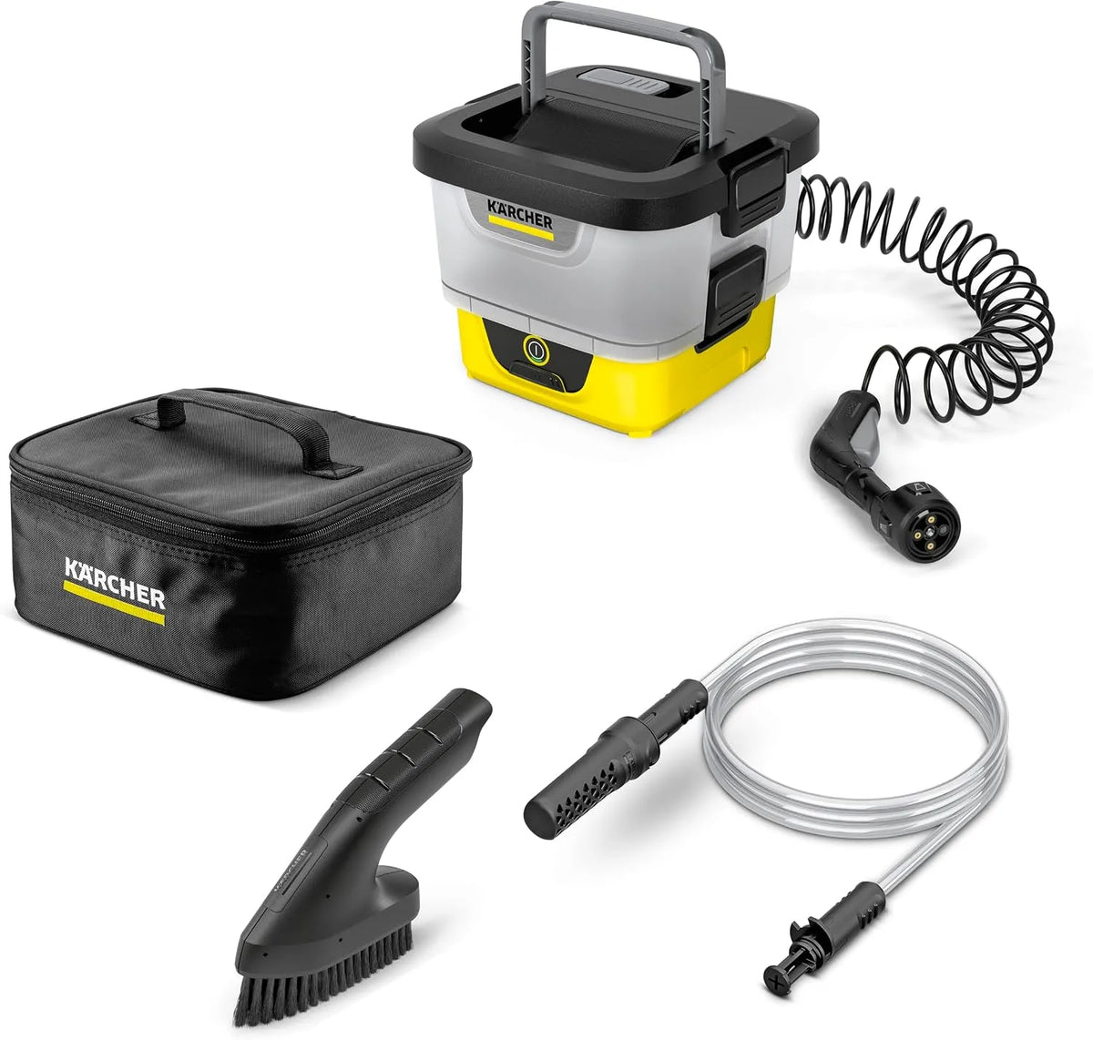Nettoyeur extérieur Mobile OC 4 + Adventure Kärcher, Débit: 2 l/Min, Poids: 3,7 kg, Réservoir d'eau: 8 l, Filtre pour Appareil, Batterie Lithium-ION